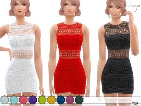 The Sims Resource Cornelli Dress By Ekinege • Sims 4 Downloads