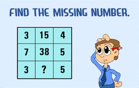 Brain Teaser Find The Missing Number If You Are Smarter Than A Basic