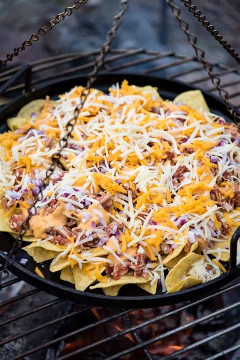 Ultimate Loaded Campfire Nachos With Chicken Adventures Of Mel