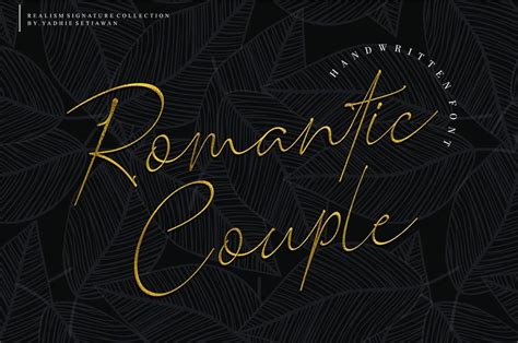 Шрифт Romantic Couple Cкачать бесплатно Ⓐ