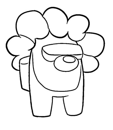 Lovely Among Us Coloring Page Free Printable Coloring Pages For Kids