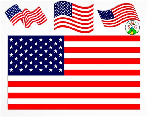 Sale American Flag Svg Cut Files Usa Flag Cricut Files Etsy