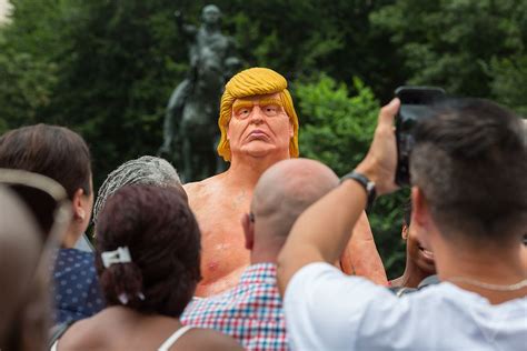 Photos Of Nycs Naked Trump Statue The Verge