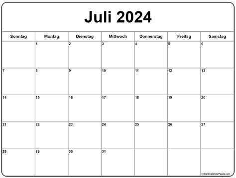 Juli 2022 Kalender Auf Deutsch Kalender 2022