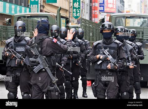 Taiwan Airborne Special Forces Counter Terrorism Unit Stock Photo Alamy