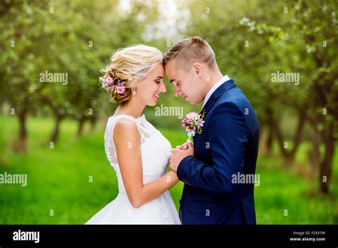 Beautiful Wedding Couple Stock Photo Alamy