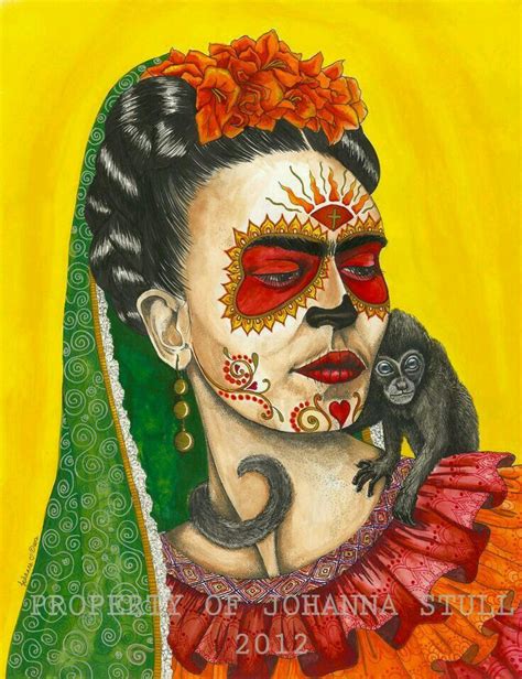 Épinglé Par Lisa Sokoloff Sur Dia De Los Muertos Frida Kahlo Street