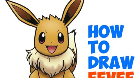 How To Draw Eevee Easy Step By Step
