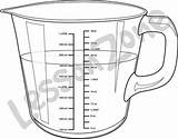 Measuring Clipart Cup Jug Drawing Glass Getdrawings Lesson Zone Equipment Clipground sketch template
