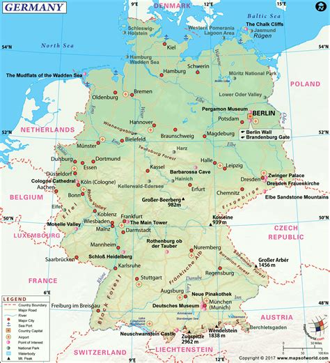 Large Germany Map Image Large Germany Map Hd Picture