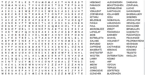 Pin Free Hard Printable Word Search Puzzles On Pinterest