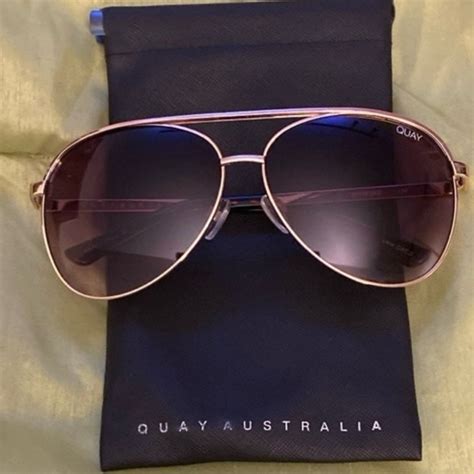 Quay Australia Accessories Quay Australia Vivienne Gold Aviator Sunglasses Poshmark