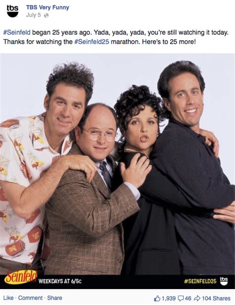 Seinfeld Began 25 Years Ago Yada Yada Yada Youre Still Watching