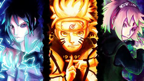 Team 7 Sasuke Naruto And Sakura Youtube Channel Cover