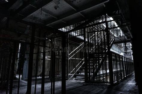 Scary Old Prison For Those Who Have Been Bad Stock Image Image Of