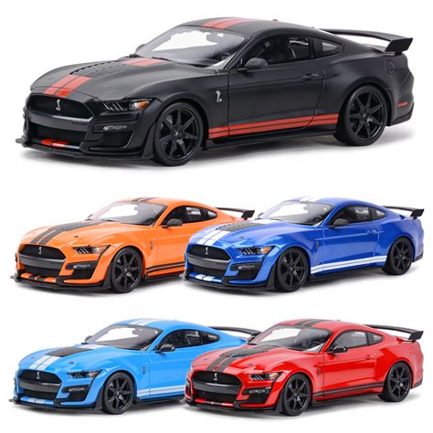 Maisto 118 2020 Ford Mustang Shelby Gt500 Orange Diecast And Toy