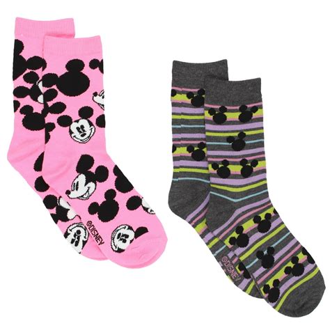 Other Clothing Shoes And Accessories Minnie Mouse Womens 2 Pack Socks Mw094jcc Clothing Shoes