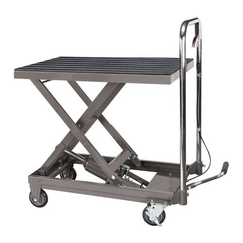 We cut out the middleman and pass the savings to you! PITTSBURGH AUTOMOTIVE 500 lbs. Capacity Hydraulic Table ...