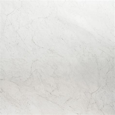 Carrara Xl White Honed Italian Natural Marble Tile 610x1220x10mm