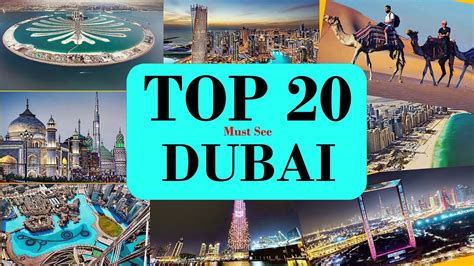 Dubai Tourism Famous 20 Places To Visit In Dubai Youtube