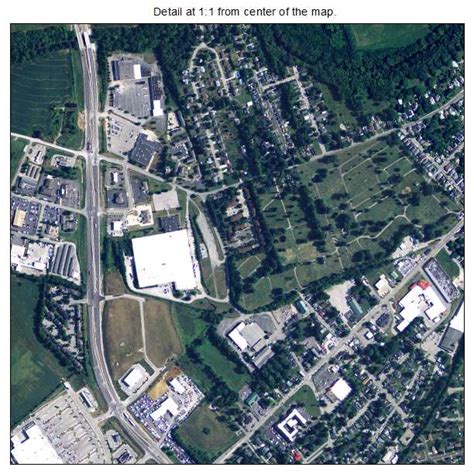 Aerial Photography Map Of Paris Ky Kentucky