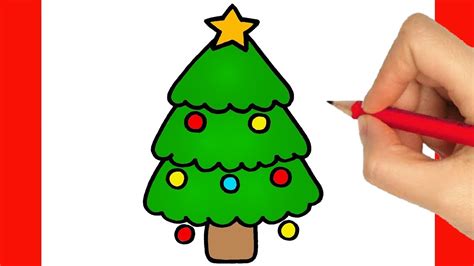 Como Dibujar Un Arbol De Navidad Facil Easy Drawings Dibujos Porn Sex Picture