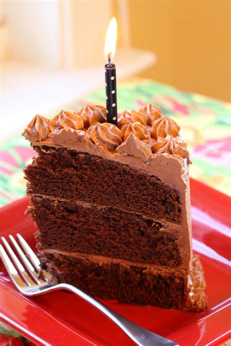 Chocolate Birthday Cake Saving Room For Dessert