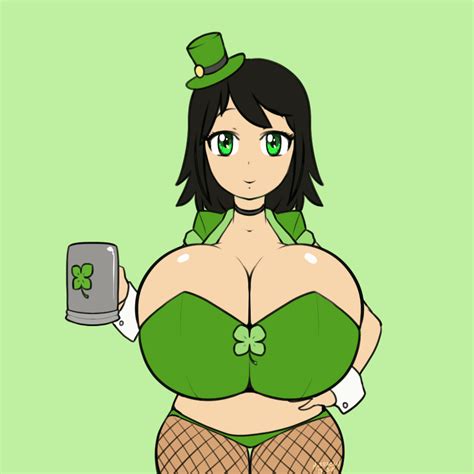 Rule 34 Animated Beer Beer Mug Big Breasts Bouncing Breasts Marrazan St Patricks Day 8420000