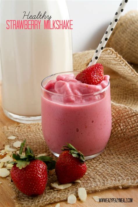 Healthy Strawberry Milkshake And Everyday Kitchen Essentials Nut Milk