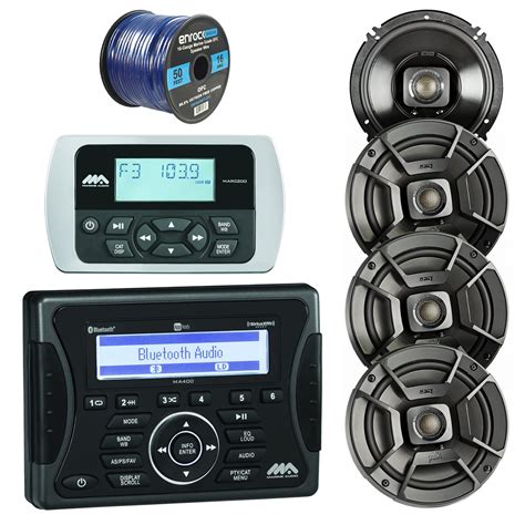 Jensen Marine Audio Ma400 Bluetooth Usb Ipodiphone Stereo Receiver