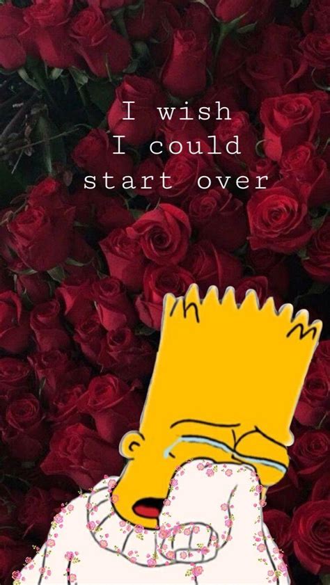 1080x1080 Sad Heart Bart Sad Bart Thesimpsons Simpsons Mood