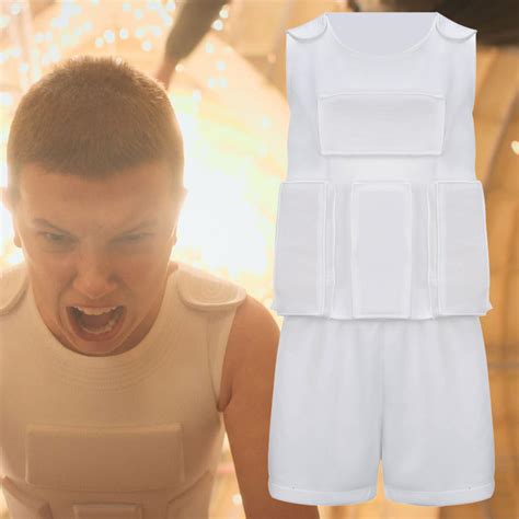 Stranger Things Season 4 Eleven White Cosplay Costume Ready To Ship