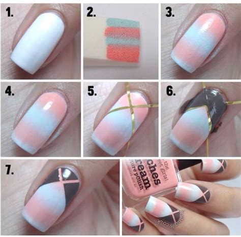Simple Nail Art At Home Without Tools Nail Art Gel Nails For Kids 16