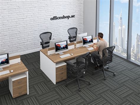 4 Person Workstation Desk In Dubai Uae Custom Made Workstation