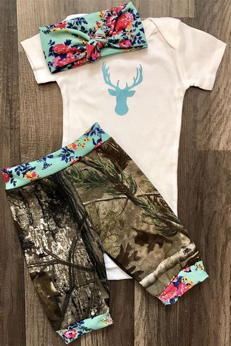 Baby Girl Camo Outfit Coming Home Outfit Takw Home Outfit Baby Shower
