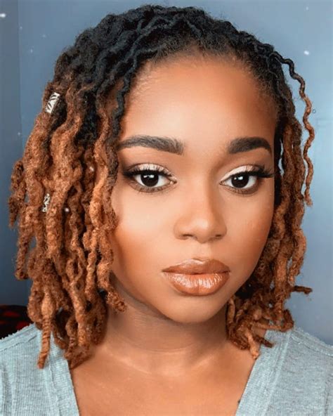Unique Hairstyles For Short Locs Female For Short Hair Stunning And