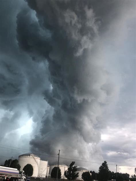 Crazy Cloud Formation From Yesterdays Storms Weather