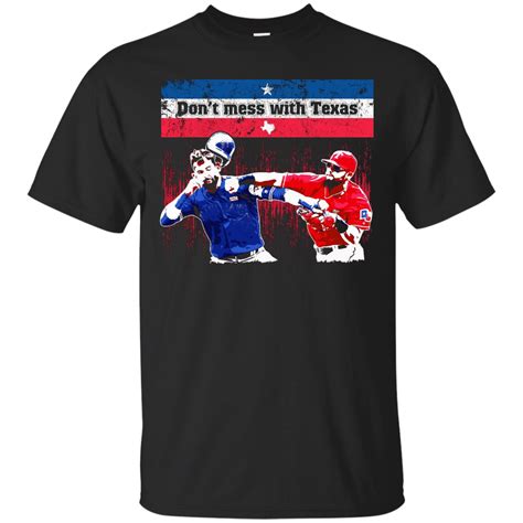 don t mess with texas great funny baseball punch t shirt shirt design online