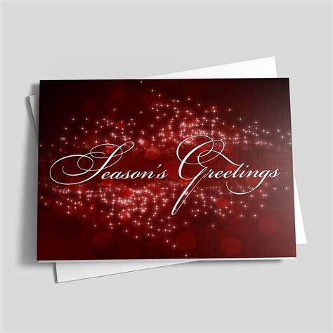 Greeting cards offer the perfect way to make meaningful connections with those who mean the most. Season's Greetings Sensation - Season Greetings from CardsDirect