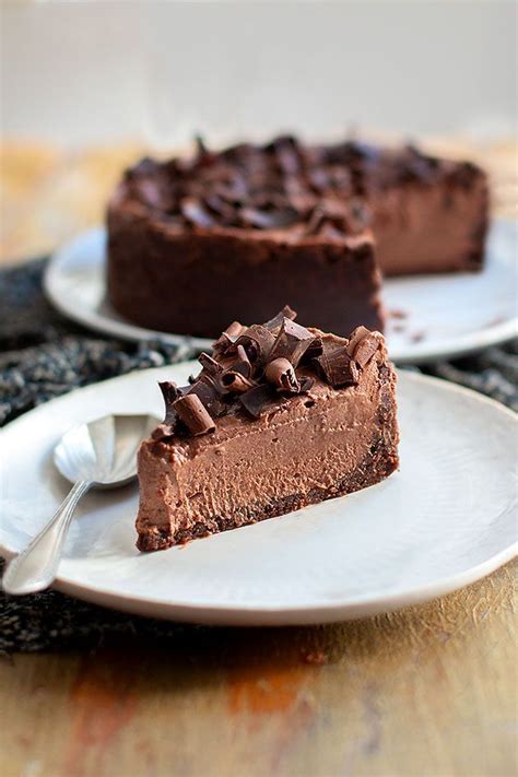 cheesecake al cioccolato fredda e senza cottura ricetta facile e veloce tavolartegusto it