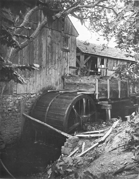 Media Pa Old Grist Mill In 1900 Vintage Photo Print