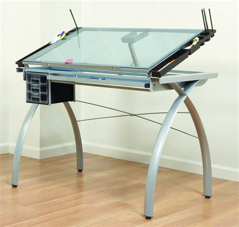Glass Drafting And Crafting Table Expertly Chosen Ts