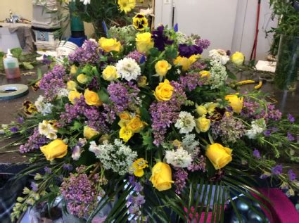 A full service florist serving all of anne arundel county and surrounding areas. Lovely Lilac Casket Spray sympathy in Gambrills, MD ...