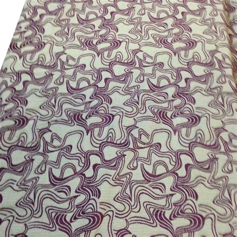 Designer Modern Purple Charcoal Grey Pattern Fabric Curtain Covers