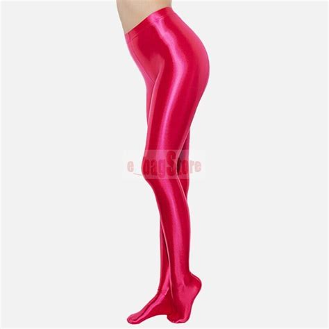 leohex sexy women s nylon glitter stockings satin glossy opaque pantyhose shiny ebay