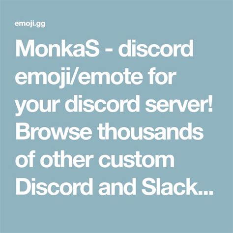 Monkas Discord Emojiemote For Your Discord Server Browse Thousands