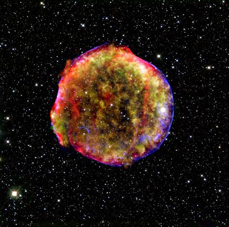 Tychos Supernova Remnant Earth Blog