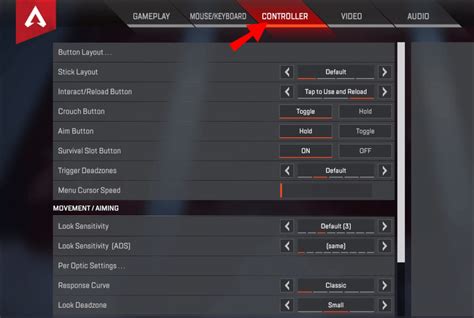 Apex Legends How To Turn Aim Assist On Or Off