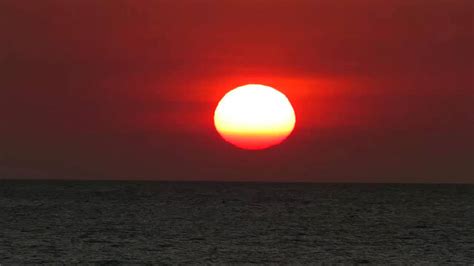 Sol Al Atardecer En La Playa Santa Marta Colombia Imagenes Youtube