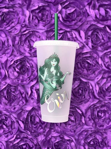 Limited Mermaid Starbucks Cold Cup Venti Personalized T Etsy